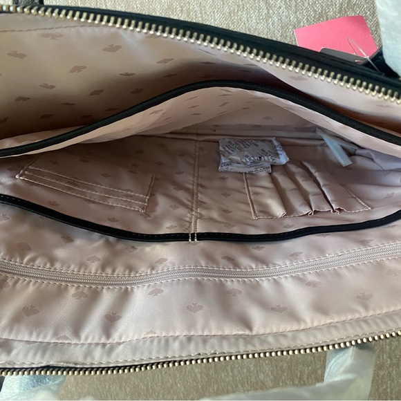 Kate Spade Black Leather Briefcase / laptop bag - Picture 5 of 5
